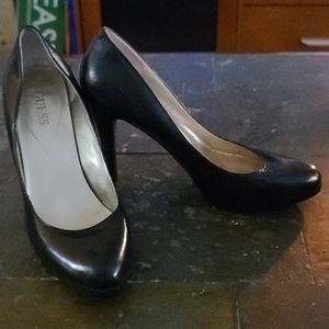 Guess Black Platform Pumps Sz 7